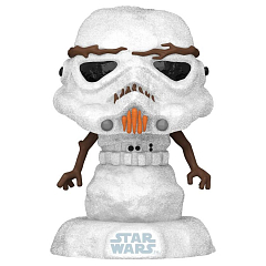 Коллекционная фигурка Funko POP! Bobble Star Wars Holiday Stormtrooper Snowman 