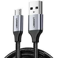 Кабель Ugreen US290 USB — micro-USB Cable (2 метра) чёрный (60148)
