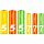 Комплект батареек алкалиновых ZMI Rainbow Zi5 AA/Zi7 AAA (12+12 шт.) разноцветные (LR24 Colors)