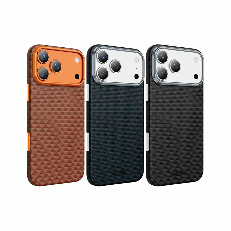Чехол KEEPHONE Kevlar Paris для iPhone 17 Pro с Magsafe черный