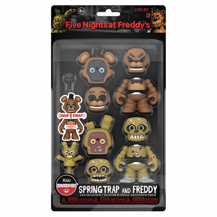 Фигурка Funko Vinyl SNAPS! FNAF Springtrap & Freddy 64924