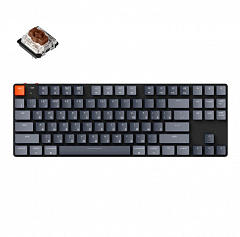 Беспроводная ультратонкая клавиатура Keychron K1SE TKL, RGB подсветка, Brown Switch