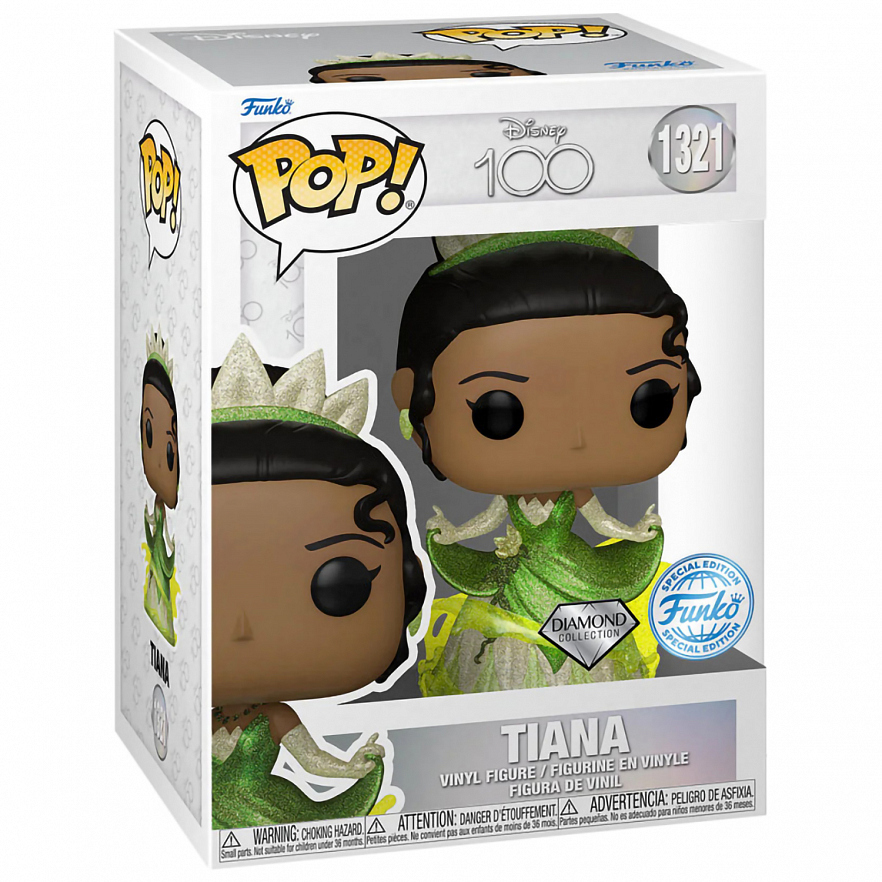 Коллекционная фигурка Funko POP! Disney D100 Tiana (DGLT) (Exc) (1321) 70081
