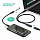 Кабель Ugreen ED008 USB-C Male to USB-C Female (0,5 метра) чёрный (40574)