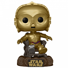 Фигурка Funko POP! Bobble Star Wars Ep 6 RotJ 40th C-3PO in chair (609) 70744