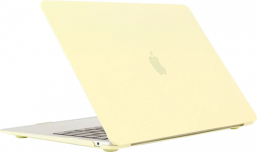 Чехол Crystal Case для MacBook Air 13" (2018-2021) Лимонный крем