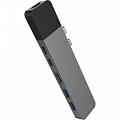 Хаб HyperDrive NET 6-in-2 Hub для MacBook (USB-C) серый космос (GN28N-GRAY)