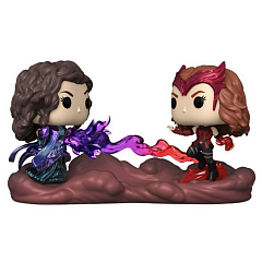 Коллекционная фигурка Funko POP! Moment Bobble Marvel WandaVision Agatha Harknes Vs Scarlet Witch (Exc)