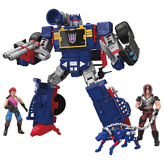 Игровой набор Transformers Collaborative G.I. Joe Soundwave, Thunder Machine from Dreadnok, Zartan and Zarana