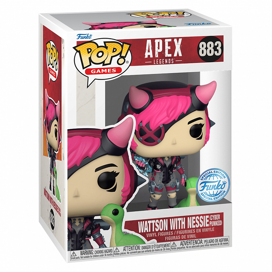 Коллекционная фигурка Funko POP! Games Apex Legends Cyber Punked Wattson w/Nes (Exc) (883) 65342