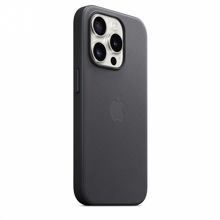 Чехол Apple FineWoven Case для iPhone 15 Pro Чёрный (Black)