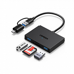 Картридер UGREEN CM812 (45167) 4-в-1 SD и USB