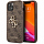 Чехол Guess PU 4G Big Metal Logo Hard для iPhone 13 коричневый (GUHCP13M4GMGBR)