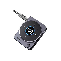Аудиоадаптер UGREEN CM724  (35003) Car&Home Bluetooth 5.4 Receiver Audio Adapter со съемным штекером 3,5мм. Цвет: серый