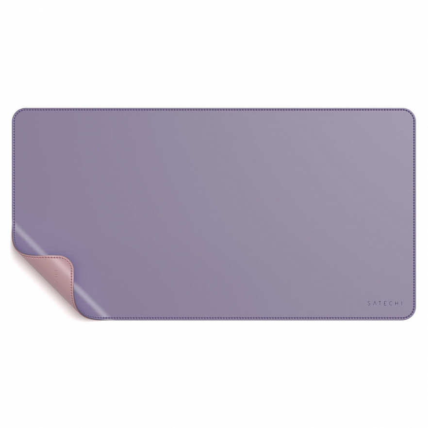 Коврик для мыши Satechi Dual Sided Eco-Leather Deskmate розовый / фиолетовый (ST-LDMPV)