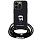Чехол CG Mobile Lagerfeld Crossbody Saffiano для iPhone 15 Pro чёрный