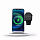 Беспроводное зарядное устройство WiWU Power Air 3 in 1 Desktop Wireless Charger белое