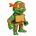 Фигурка Jada Toys Черепашки ниндзя 4" Michelangelo