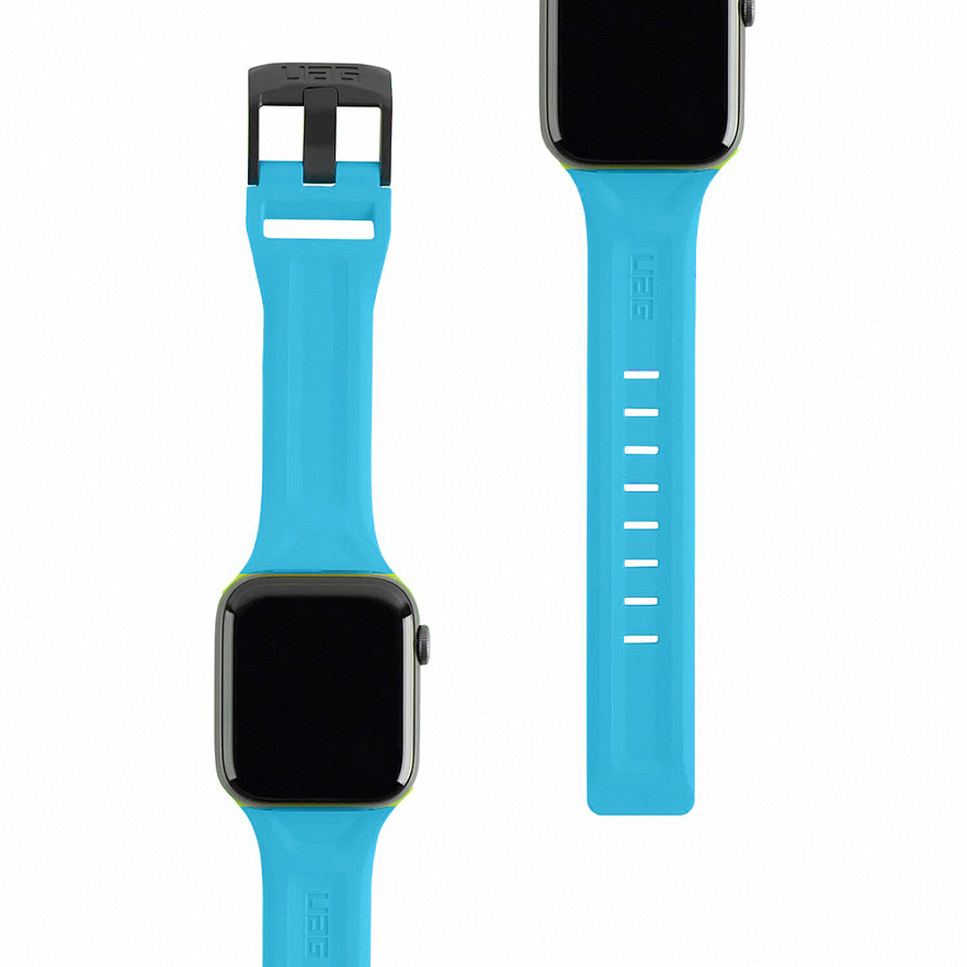 Силиконовый ремешок UAG Scout Silicone Watch Strap для Apple Watch 42/44 мм голубой