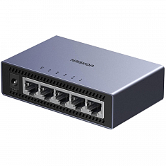 Коммутатор сетевой Ugreen CM633 (15641EU) 5 x RJ45 Gigabit Ethernet Switch серый