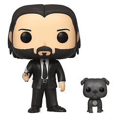 Коллекционная фигурка Funko POP! Movies John Wick John Wick (Black Suit) w/Dog 