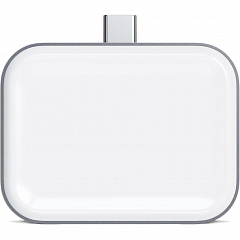 Беспроводное зарядное устройство Satechi USB-C Wireless Charging Dock для AirPods серый космос (ST-TCWCDM)