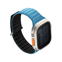 Ремешок Uniq для Apple Watch 49/45/44/42 REVIX EVO синий - серый
