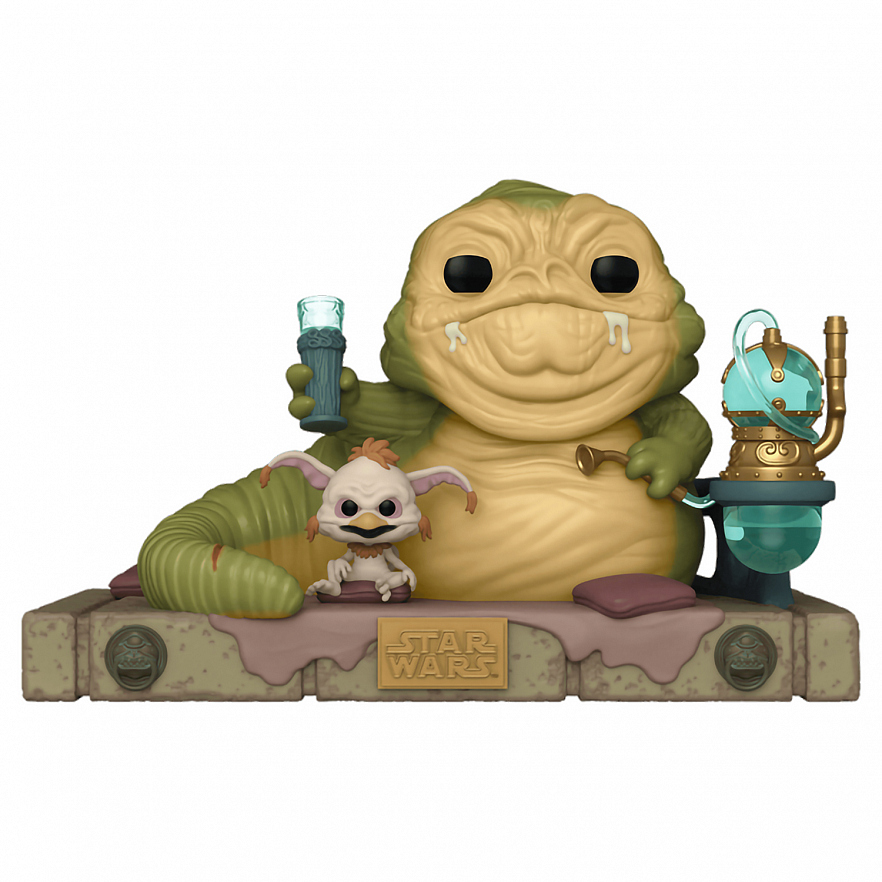 Коллекционная фигурка Funko POP! Moment Bobble Star Wars Ep 6 RotJ 40th Jabba The Hutt & Salacious (611) 70742