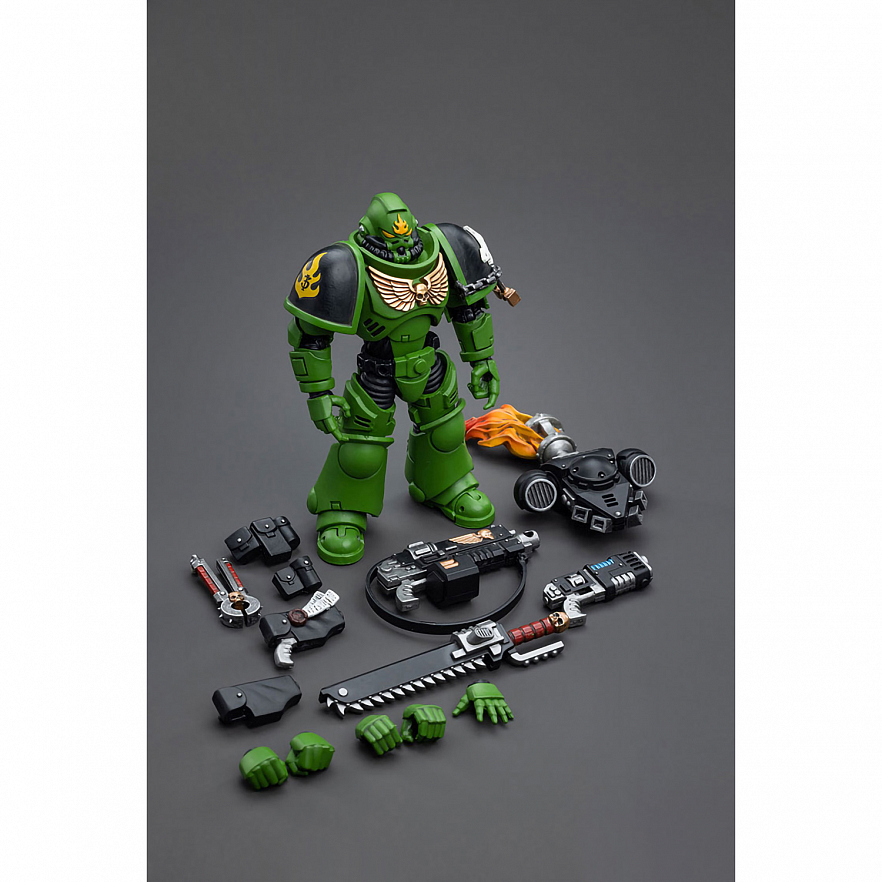 Фигурка Warhammer 40K Salamanders Intercessors Sergeant Tsek'gan 1:18