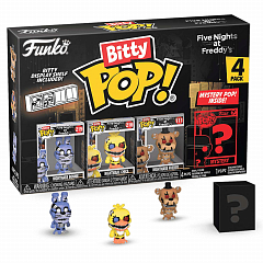 Фигурка Funko Bitty POP! FNAF Nightmare Bonnie+Nightmare Chika+Freddy+Mystery (1 of 4) 4PK 73047
