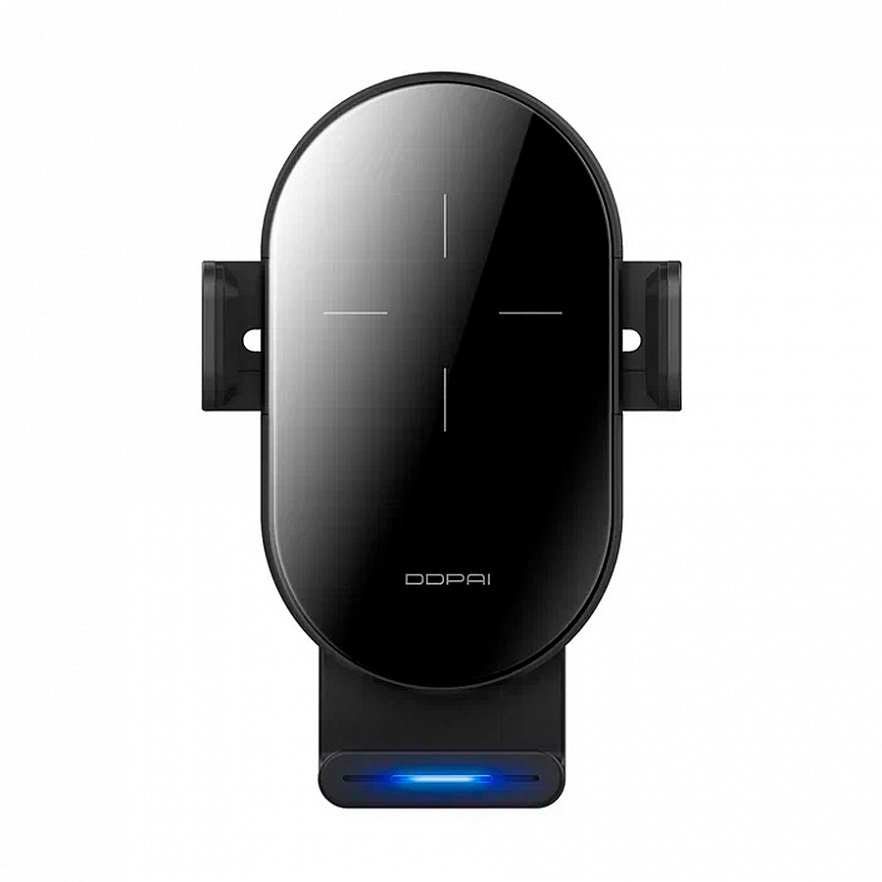 Держатель автомобильный DDPAI Wireless Car Charger 15 Вт с электроприводом и с функцией беcпроводной зарядки чёрный