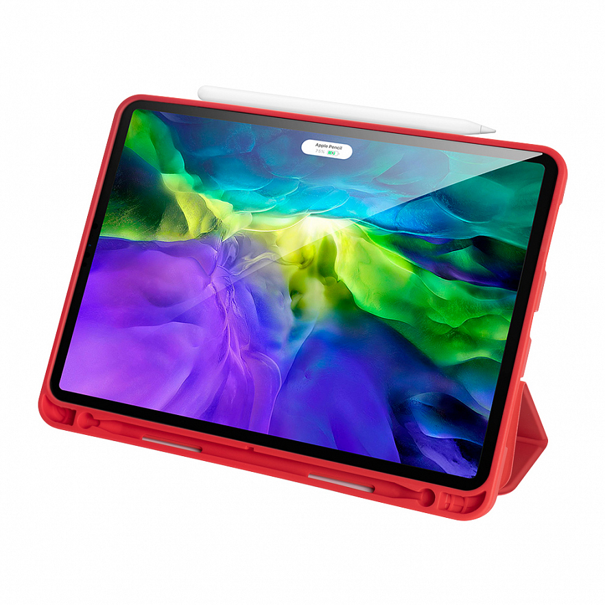 Чехол Guardi Milano Series для iPad Pro 11" (2020-2021) красный (Red)