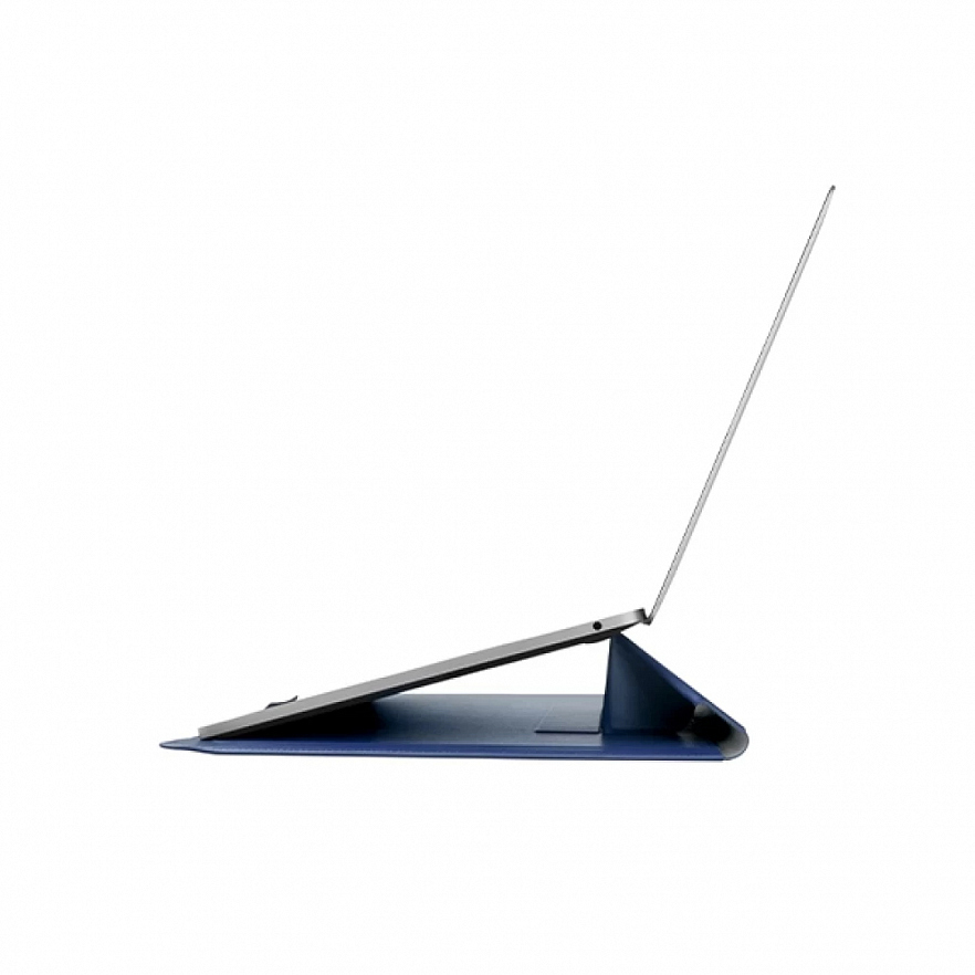 Чехол Uniq Oslo для MacBook Pro 14 (M1/M2, 2021-2023) тёмно-синий (Abyss Blue)