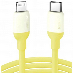 Кабель Ugreen US387 USB-C to Lightning Silicone Cable (1 метр) жёлтый (90226)