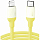 Кабель Ugreen US387 USB-C to Lightning Silicone Cable (1 метр) жёлтый (90226)