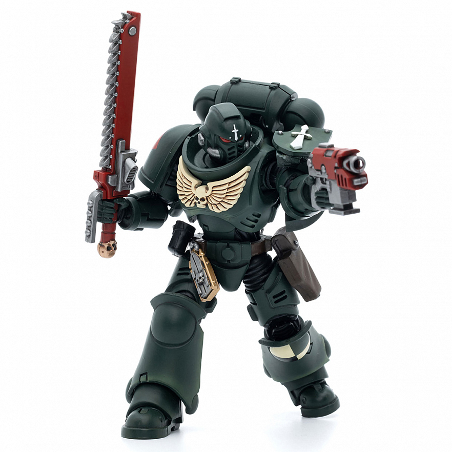 Фигурка Warhammer 40K Dark Angels Intercessors Sergeant Rakiel 1:18