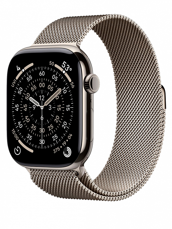 Часы Apple Watch Series 11 - 46 mm титановые с ремешком милалнская петля