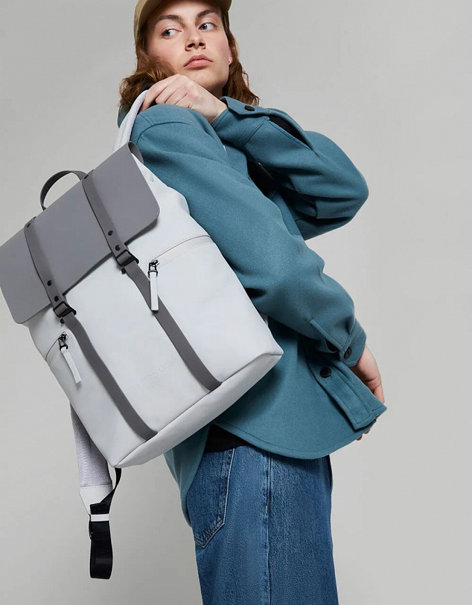 Рюкзак Gaston Luga RE802 Backpack Spläsh 2.0 для 13" ноутбуков светло-серый/темно-серый