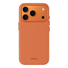 Чехол Benks VitaPro Protective Case для iPhone 17 Pro 6.3" с Magsafe оранжевый