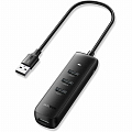 Хаб UGREEN CM416 (10915) USB 3.0 4-Port Hub (0.25 метра) чёрный