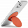 Подставка-держатель для iPhone 12/13/14 MOFT Snap Phone Grip & Stand оранжевая (MS018A-1-OG)