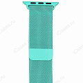 Ремешок Guardi Milanese Loop для Apple Watch 38/40 мм миланское плетение мятный