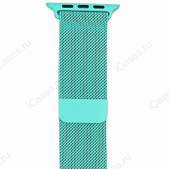 Ремешок Guardi Milanese Loop для Apple Watch 38/40 мм миланское плетение мятный