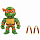 Фигурка Jada Toys Черепашки ниндзя 4" Michelangelo