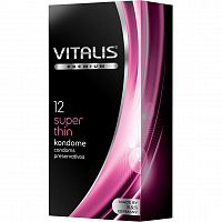 Презервативы Vitalis Premium №12 Super Thin ультратонкие