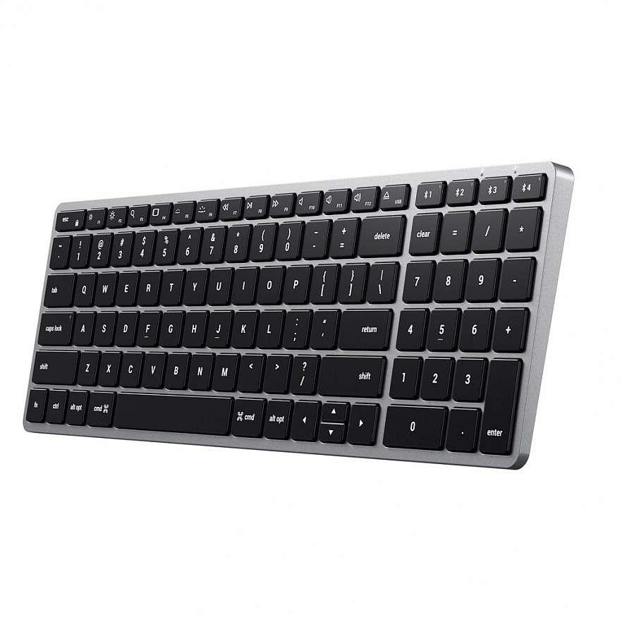 Клавиатура беспроводная Satechi Slim X2 Bluetooth - русская - серый космос