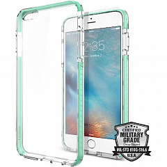 Чехол Spigen Ultra Hybrid Tech для iPhone 6/6s Plus ментоловый (SGP11650)