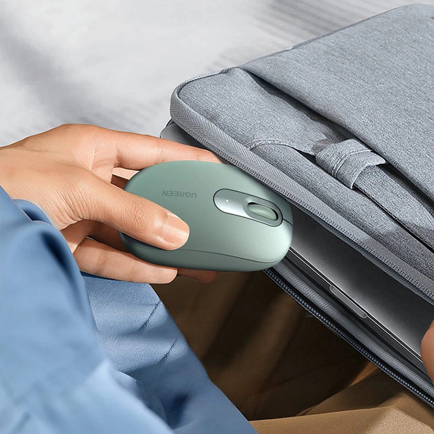 Беспроводная компьютерная мышь Ugreen MU105 2.4G Wireless Mouse мятная (90672)