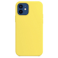Силиконовый чехол YablukCase Silicone Case для iPhone 12 mini желтый