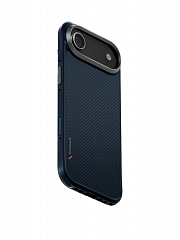 Чехол Uniq для iPhone Air KEVA Kevlar синий (MagSafe)